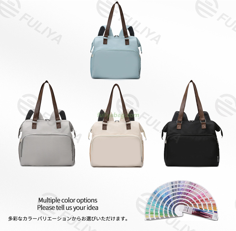 Customized Waterproof Travel Baby Diaper Tote Bag Lightweight Large Capacity Mummy Backpack Maternity Bag for Hospital