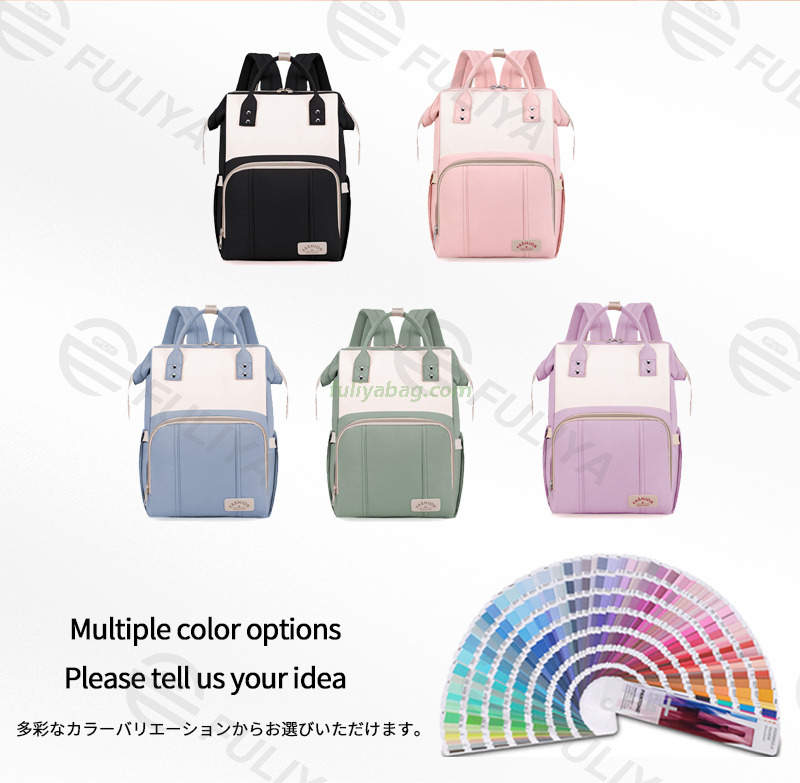 BSCI Factory Multifunctional Waterproof Convertible Nappy Baby Care Bag Mommy Backpack With Changing Station