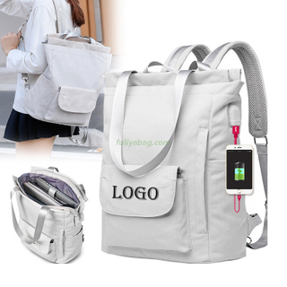 Fashion Women's Backpacks College Student Waterproof USB Laptop Bags for Girls School Backpack Travel Shoulder Bags