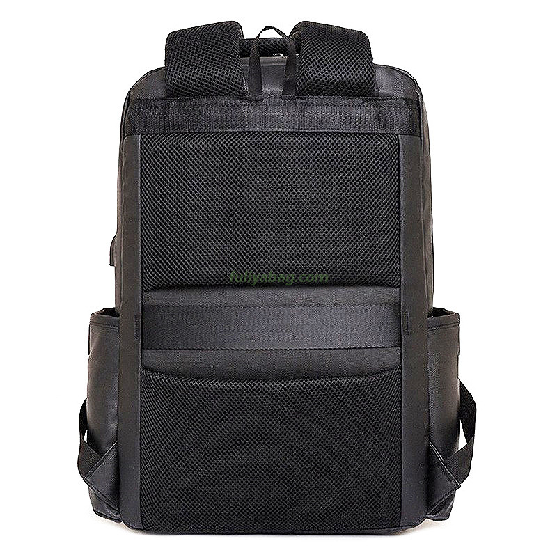 Factory Outlet Unisex Backpack Activities Waterproof College Outdoor Black 17 Inch Laptop Bags With USB Charging Port