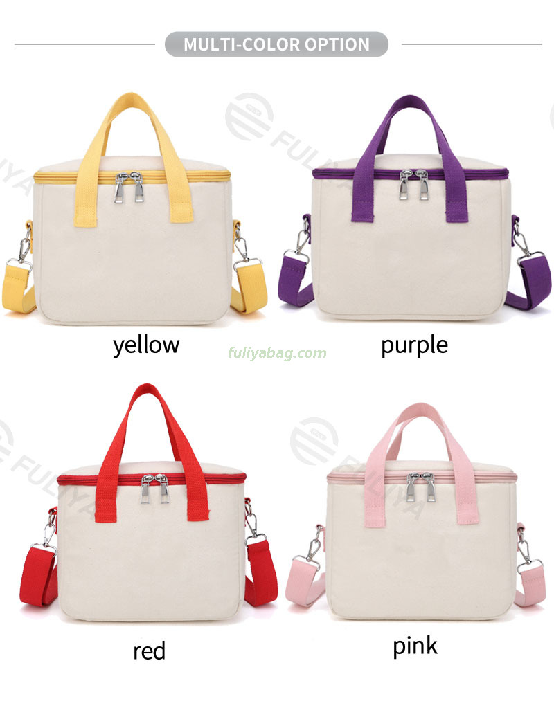 Reusable Adults Men Women Lunch Box Waterproof Crossbody Tote Insulated Cooler Bag Portable Storage Bag for Mothers