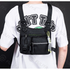 Custom Logo Portable Travel Waterproof Tactical Fishing Adjustable Belt Chest Sling Bag Men Sports Running Vest Bag