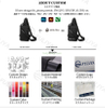 Fashion Running Mobile Phone Bag Casual Outdoor Sports Shoulder Crossbody Bag Multifunctional Mens Chest Sling Bag