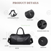 Custom Printed Sport Hand Carry Waterproof Large Luggage Gym Short Distance Trips Tote Bag Leather Duffle Travel Bag