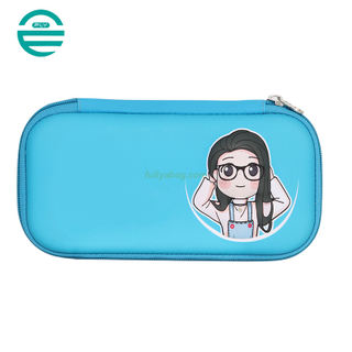 Custom Design Print School Stationery Pencil Box Bag Cartoon Anime Cute Pencil Case Zipper Bag for Boys Girls
