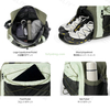 Custom Adjustable Strap Wet Dry Separation Gym Sports Travel Bag Expandable Gym Duffel Bag With Shoe Compartment