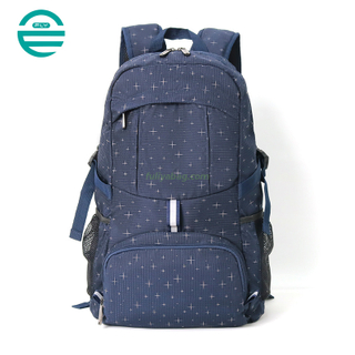 Fashion Trekking Backpack Waterproof Large Capacity Outdoor Travel Hiking Bag Custom Men Casual Sport Backpack