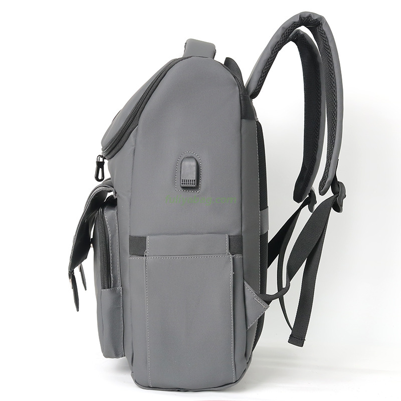 OEM ODM Design School Office Business Computer Back Pack USB Charging Port Travel Laptop Backpack bag for Men