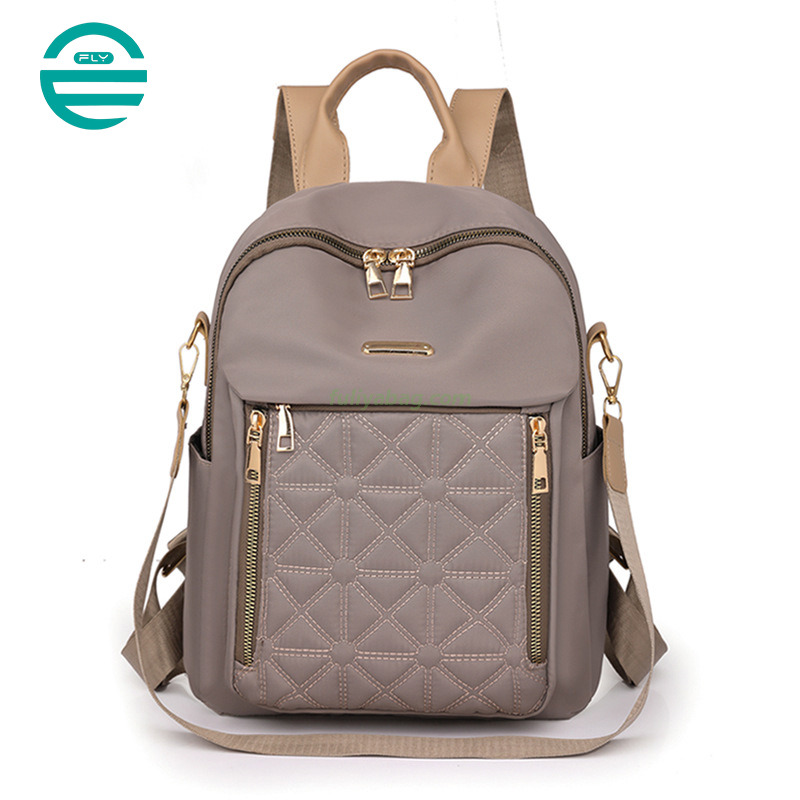 Factory Custom Luxury Causal Backpack Oxford Waterproof Large capacity Short Outdoor Travel Backpack for Women