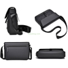 Fashionable Design Unisex Waterproof Luxury Waterproof PU Leather Small Square Men Messenger Shoulder Bag Crossbody Bags