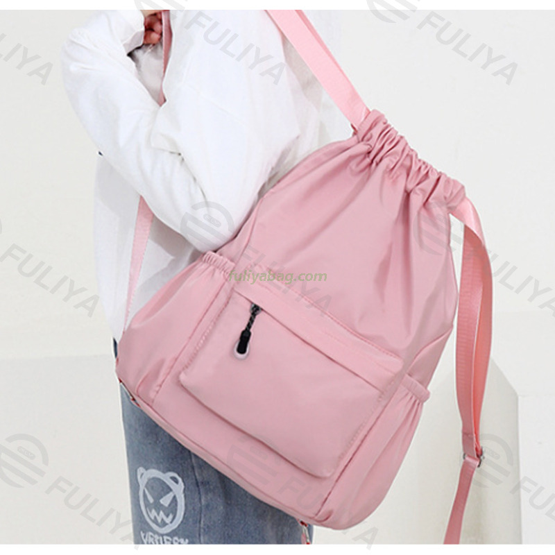 High Quality Unisex Large Capacity Lightweight Drawstring Backpack Waterproof Gym Sport Backpack