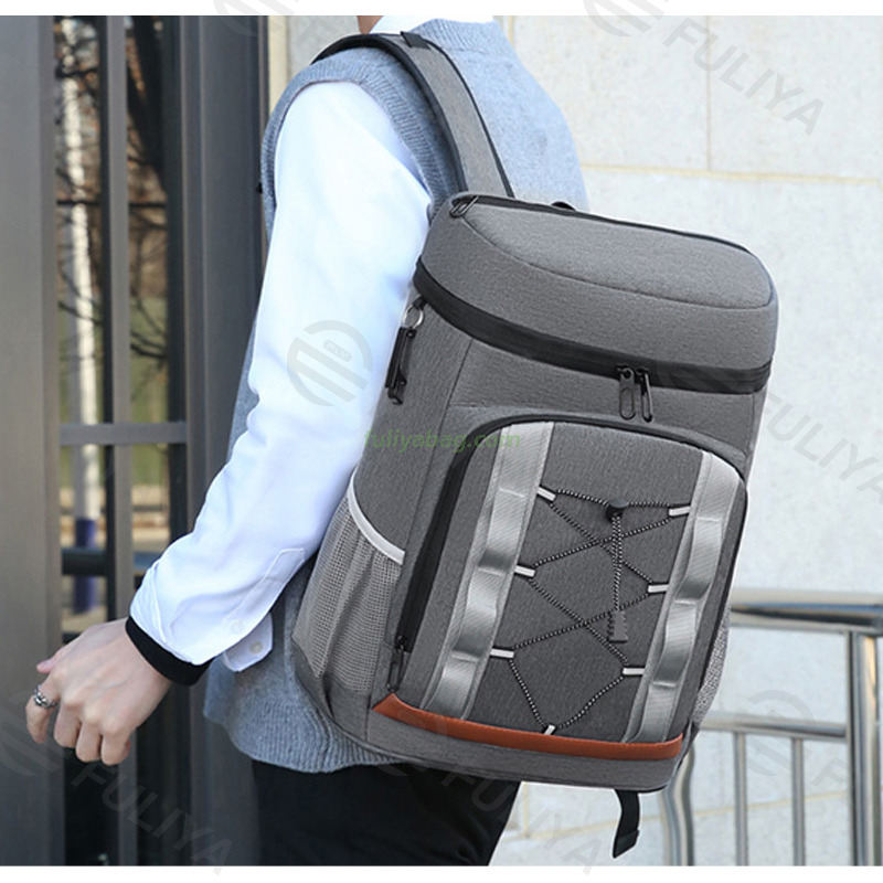 Large Capacity Cooler Backpack Insulated Waterproof Leakproof Camping Backpack for Picnics Travel Sports