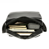 Fashion Men's PU Business Briefcase Bag Large Capacity Multi-Functional Square Plaid Travel Crossbody Shoulder Bag