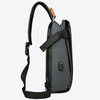 Motorcycle Shoulder Crossbody Bag Multi Functional Men Adjustable Strap Waterproof Travel Sport Chest Bag for College Boy