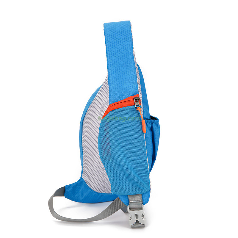 BSCI Factory Wholesale Running Bag Letter Decorated Chest Bag Sport Crossbody Shoulder Bag for Travel Gym School Work