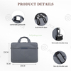 Men Office Business Student Shoulder Bag Executive Briefcase Luxury PU Waterproof Laptop Sling Bag Briefcase