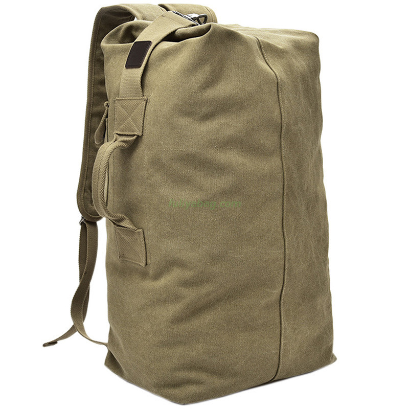 Canvas Lightweight Large Capacity Tactical Travel Hiking Backpack Bag For Camping Climbing Trekking Outdoors Sports