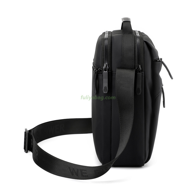 Custom Waterproof Nylon Chest Sling Bag Casual Sports Travel Light Multifunction Men Crossbody Messenger Bag For Men