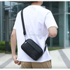 Wholesale Luxury Leather Business Messenger Bag Portable PU Crossbody Flap Bags Shoulder Bag Handbag for Men