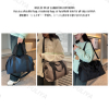 Luxury Men's Large Capacity Business PU Duffel Bag Fitness Waterproof Outdoor Travel Gym Bag With Shoes Compartment