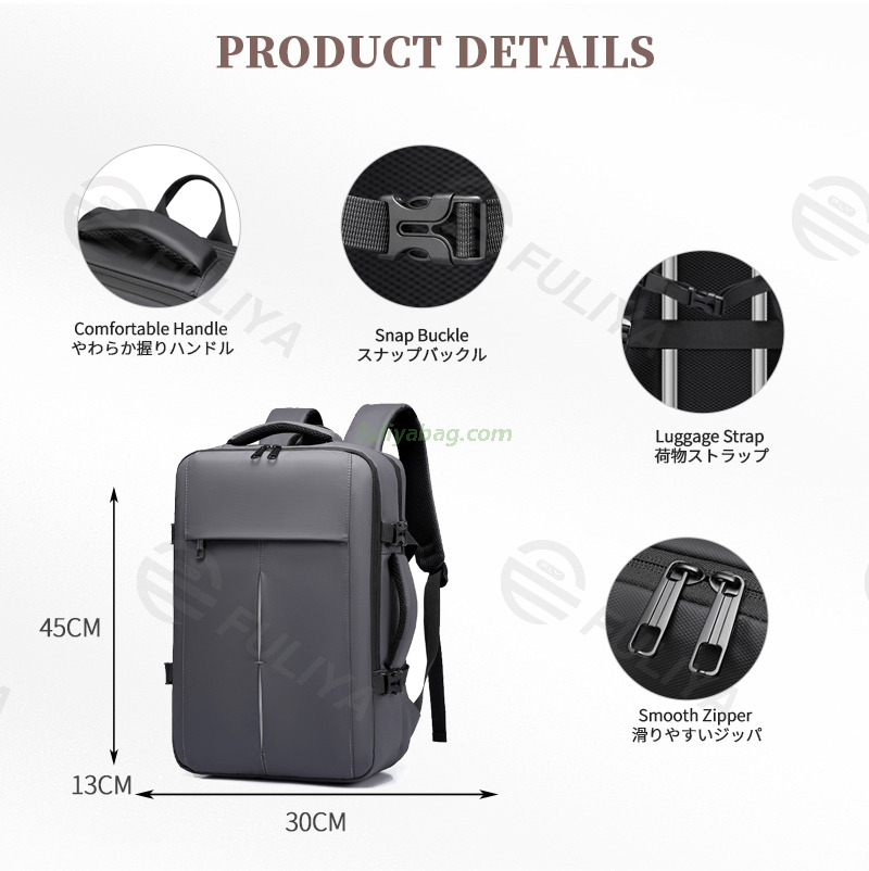 Business Custom Lightweight Durable School Backpack Notebook Bag Waterproof Travel Large Capacity Usb Laptop Backpack