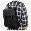 Custom Logo Retro Multipurpose Waterproof Pu Leather School Office Computer Laptop Backpack for Men Women