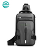 Multifunction Nylon Waterproof Crossbody Shoulder Bag Phone Pouch Custom Men's Chest Sling Bag for Men