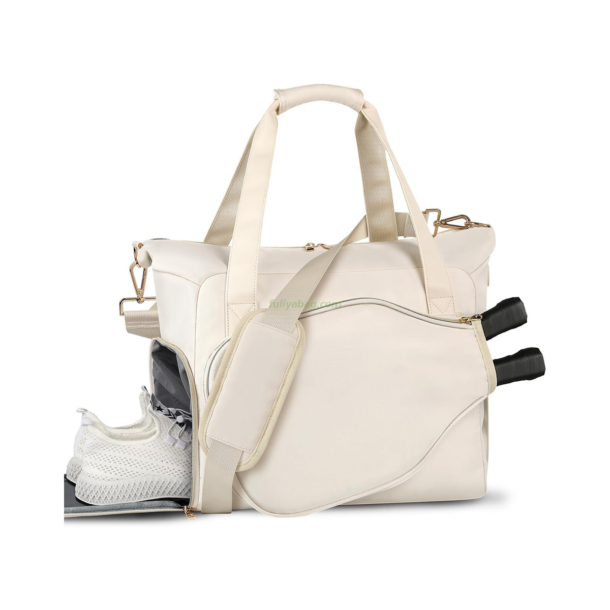 Luxury Women Men White Custom Gym Badminton Pickleball Paddle Racket Bag Outdoor Fitness Gym Racquet Sport Bags