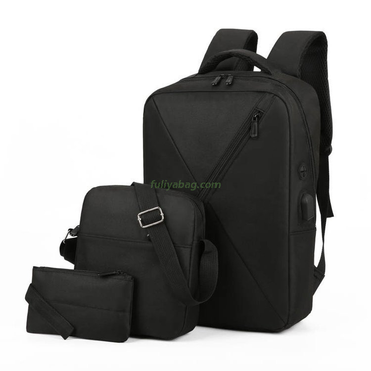 High Quality Vintage 3-in -1 Large Capacity College Backpack Bag Travel Backpack Men Business Laptop Backpack with USB