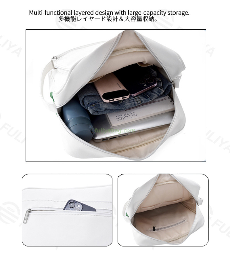 Customized Logo Outdoor Sports PU Tote Bag High Quality Sport Beach Tennis Racket Bag Pickleball Paddel Racket Bag