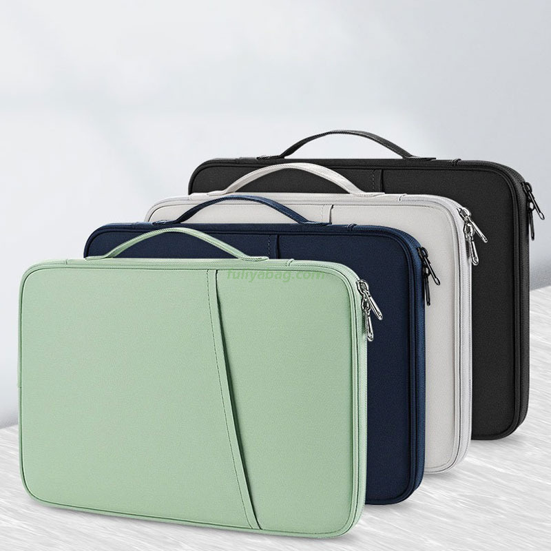 Women Men Trending Waterproof Portable Storage Bag Inner Tablet Bag Travel Business Office Laptop Handbag Bag for Ipad