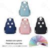 Custom Large Capacity Baby Outing Travel Handbag Women Backpack Insulated Mother Bag Dry Wet Separation Mummy Bag