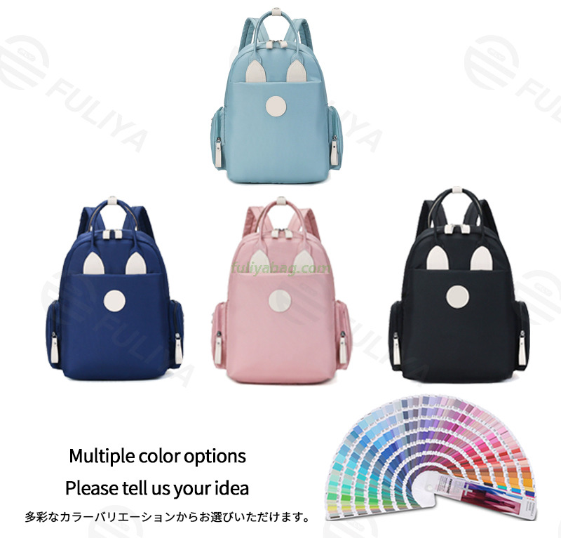 Custom Large Capacity Baby Outing Travel Handbag Women Backpack Insulated Mother Bag Dry Wet Separation Mummy Bag
