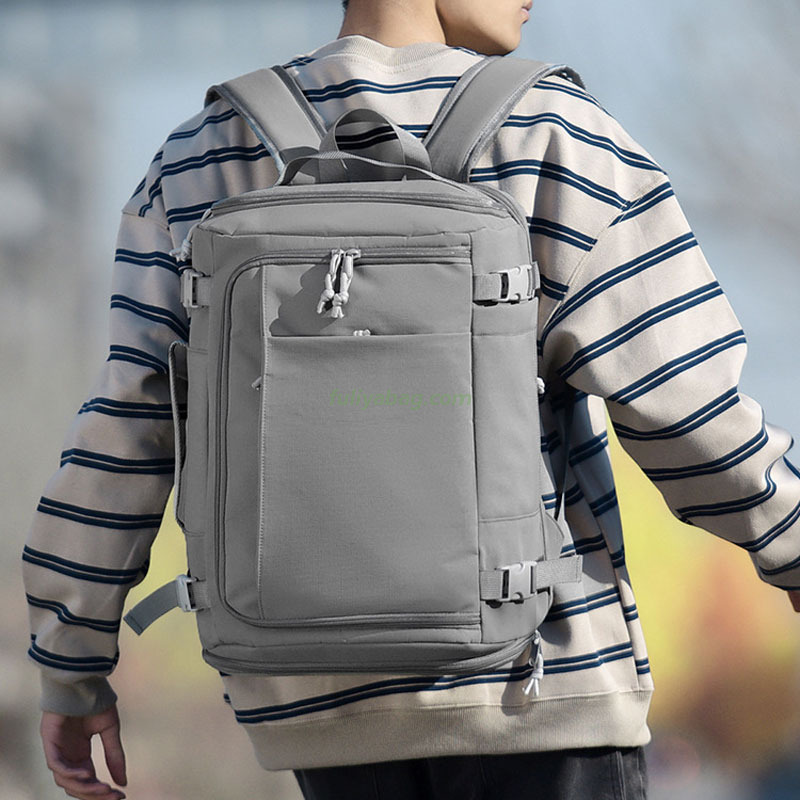 Factory Custom Lightweight Laptop Backpack Casual Sport Mochila College Student Women's Bag Expandable Travel Backpack