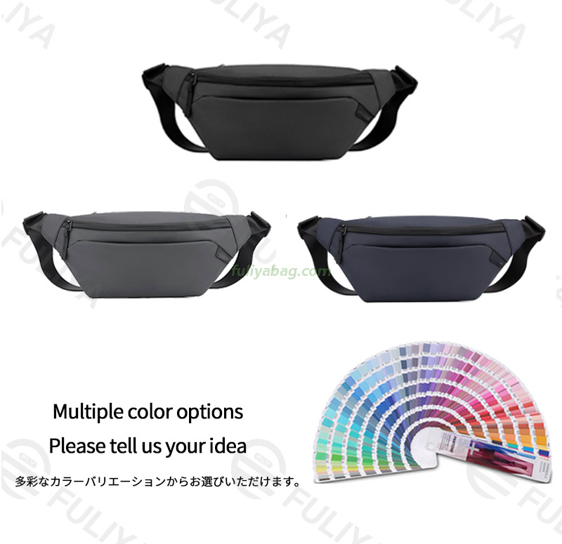 Lightweight Men Waist Bag Women Simple Leisure Fashion Oxford Mobile Phone Pouch Waist Packs Walking Running Chest Bag