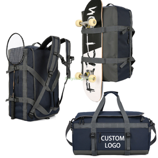 Custom Logo Multi-Purpose Large Capacity Oxford Dry Wet Separation Duffel Bag Waterproof Sports Travel Gym Bag Backpack