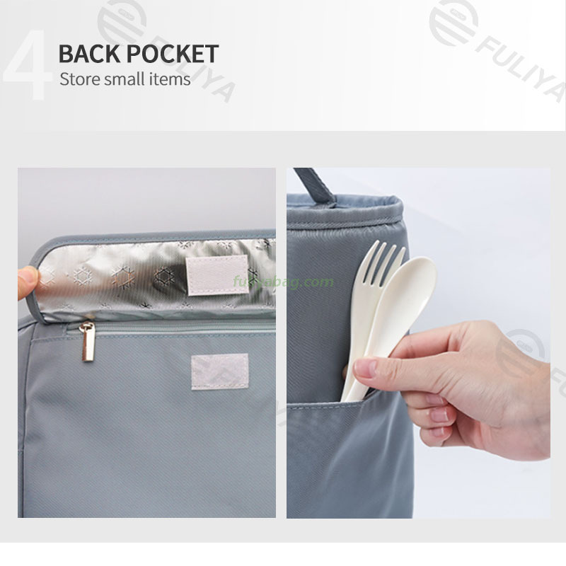 Recycled Waterproof Soft Lunch Tote Bag Custom Cooling Travel Large Capacity Insulated Cooler Bag Handbag for Picnic