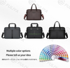 Custom Logo Waterproof Men Laptops Notebook Messenger Bag Pu Leather Crossbody Bag Business Briefcases for Lawyers