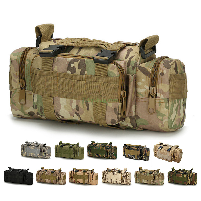 Wholesale 5L Waterproof 600D Oxford Cloth Multi Functional Camera Tactical Bag Outdoor Sports Running Fishing Waist Bag