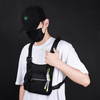 Custom Logo Portable Travel Waterproof Tactical Fishing Adjustable Belt Chest Sling Bag Men Sports Running Vest Bag