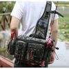 Wholesale Waterproof Oxford Camouflage Fishing Tackle Crossbody Bag Large Capacity Tactical Outdoor Fishing Rod Bag