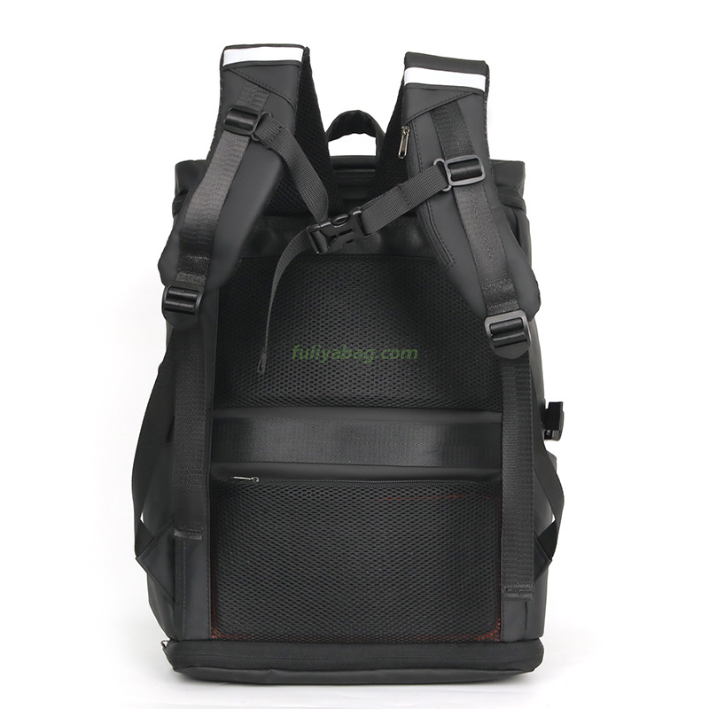 Custom Waterproof Multi-layer Black Packsack Surfing Backpack Hiking Laptop Bagpack Backwoods Sports Travel Backpacks