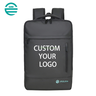 Unisex Laptop Zipper Bag Waterproof Fabric Customizable Logo Student Work Business Travel Laptop Backpack With USB