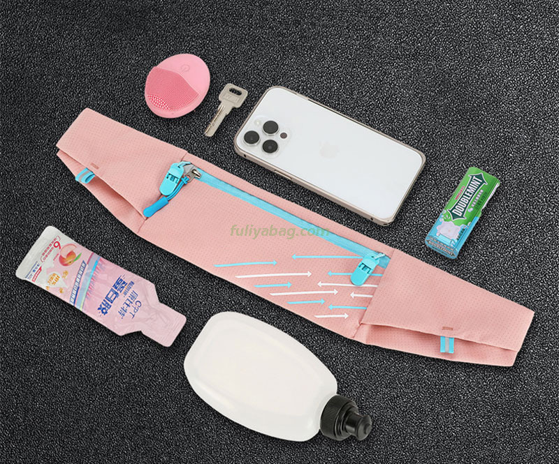 Custom Outdoor Waterproof Running Phone Waist Belt Pack Fitness Elastic Fanny Pack Multi-Functional Sports Waist Bag