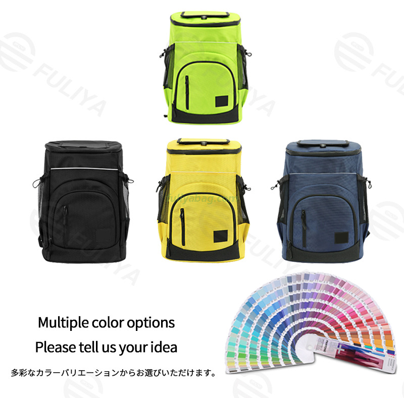Custom 30L Leakproof Large Capacity Insulated Thermal Bag Wine Bottles Beer Carrier Cooler Backpack For Picnic Camping