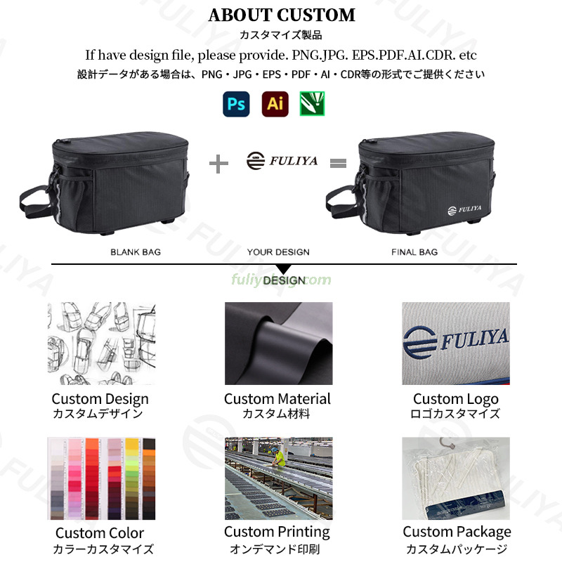 Factory OEM Custom Insulated Bicycle Seat Mounted Storage Pouch Insulated Cycling Thermal Bag for Outdoor Riding