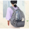 Portable Light Weighted Pet Backpack Outdoor Travel Cat Dogs Bag Belt Zipper Bubble Expandable Pet Backpack