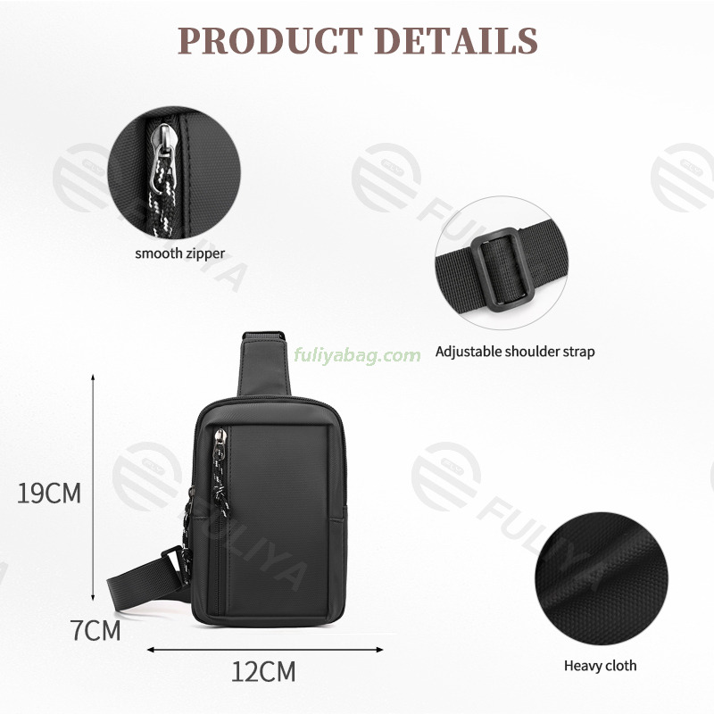 Customization Travel Hiking Running Sport Sling Crossbody Bag Daypack Leisure Chest Crossbody Shoulder Bag