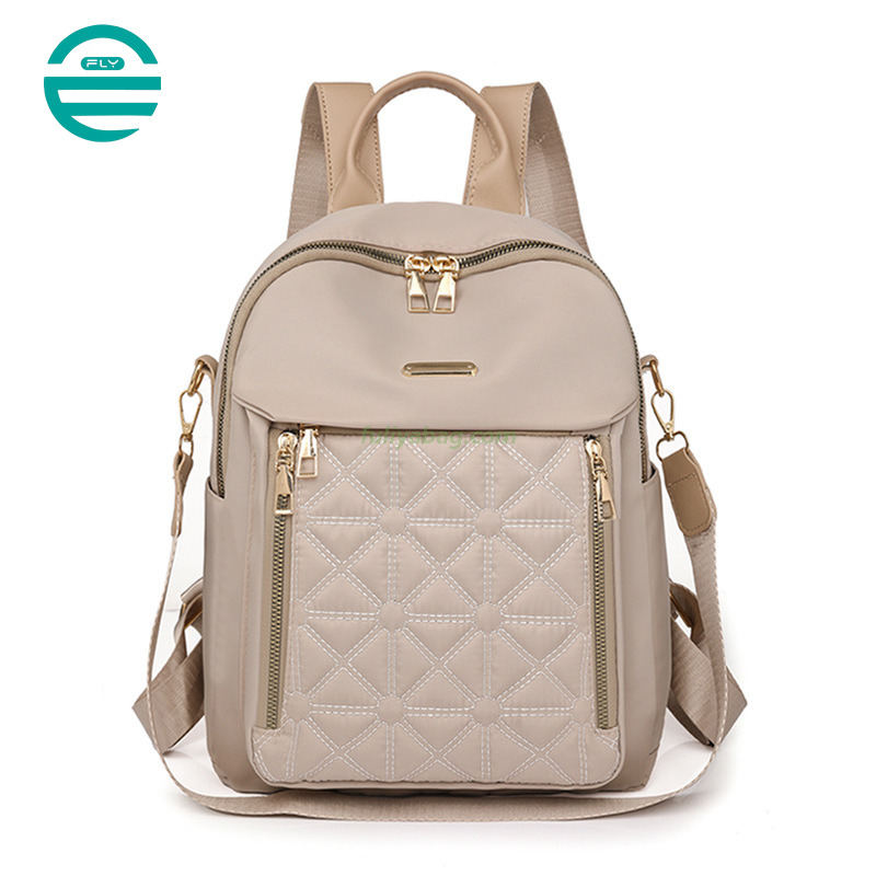 Factory Custom Luxury Causal Backpack Oxford Waterproof Large capacity Short Outdoor Travel Backpack for Women