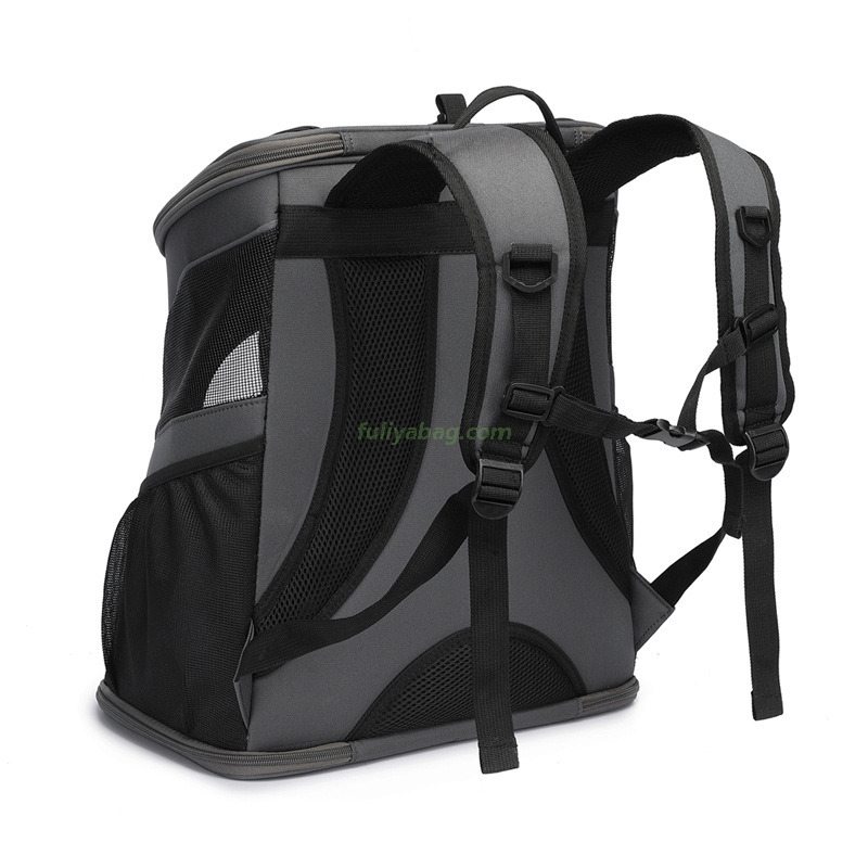 Wholesale OEM Pet Carrier Bag Pet Walking Travel Bag Oxford Durable Fold Carrier Backpack for Dogs Cats Puppies
